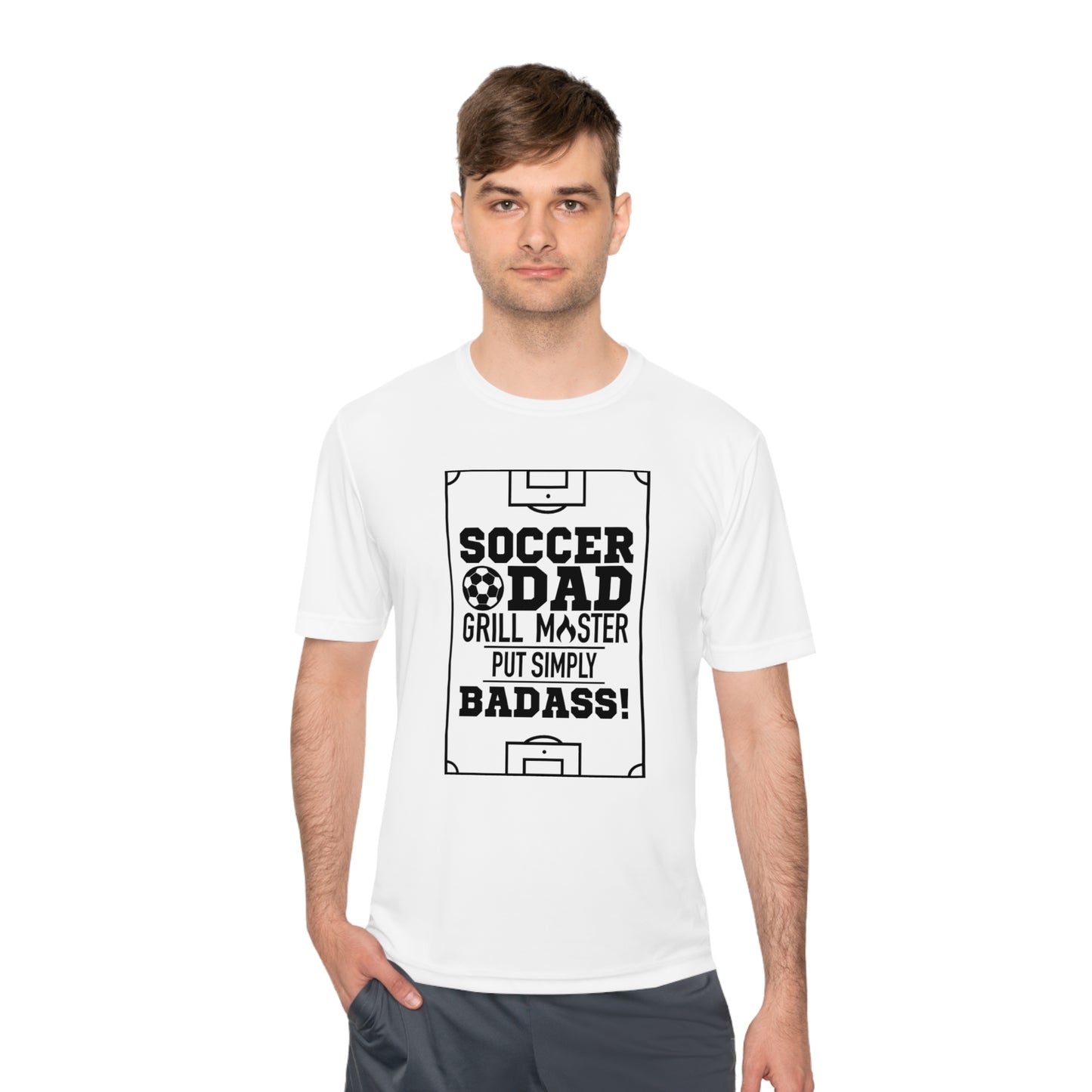 SOCCER DAD GRILL MASTER Athletic T-Shirt (Unisex)