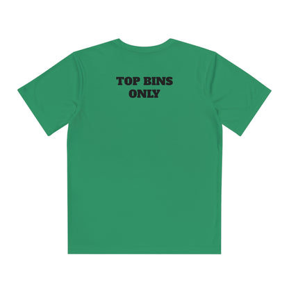 TOP BINS ONLY Youth Athletic T-Shirt (Unisex)