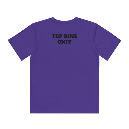 TOP BINS ONLY Youth Athletic T-Shirt (Unisex)