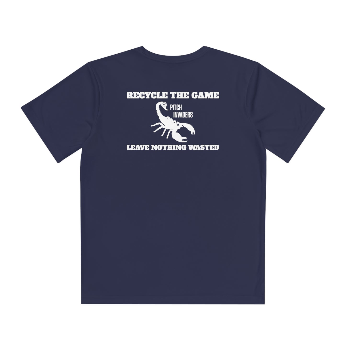 RECYCLE THE GAME LEAVE NOTHING WASTED Youth Athletic T-Shirt (Unisex)