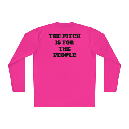 THE PITCH IS FOR THE PEOPLE Athletic Long Sleeve Shirt (Unisex)