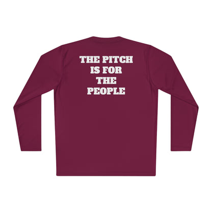 THE PITCH IS FOR THE PEOPLE Athletic Long Sleeve Shirt (Unisex)