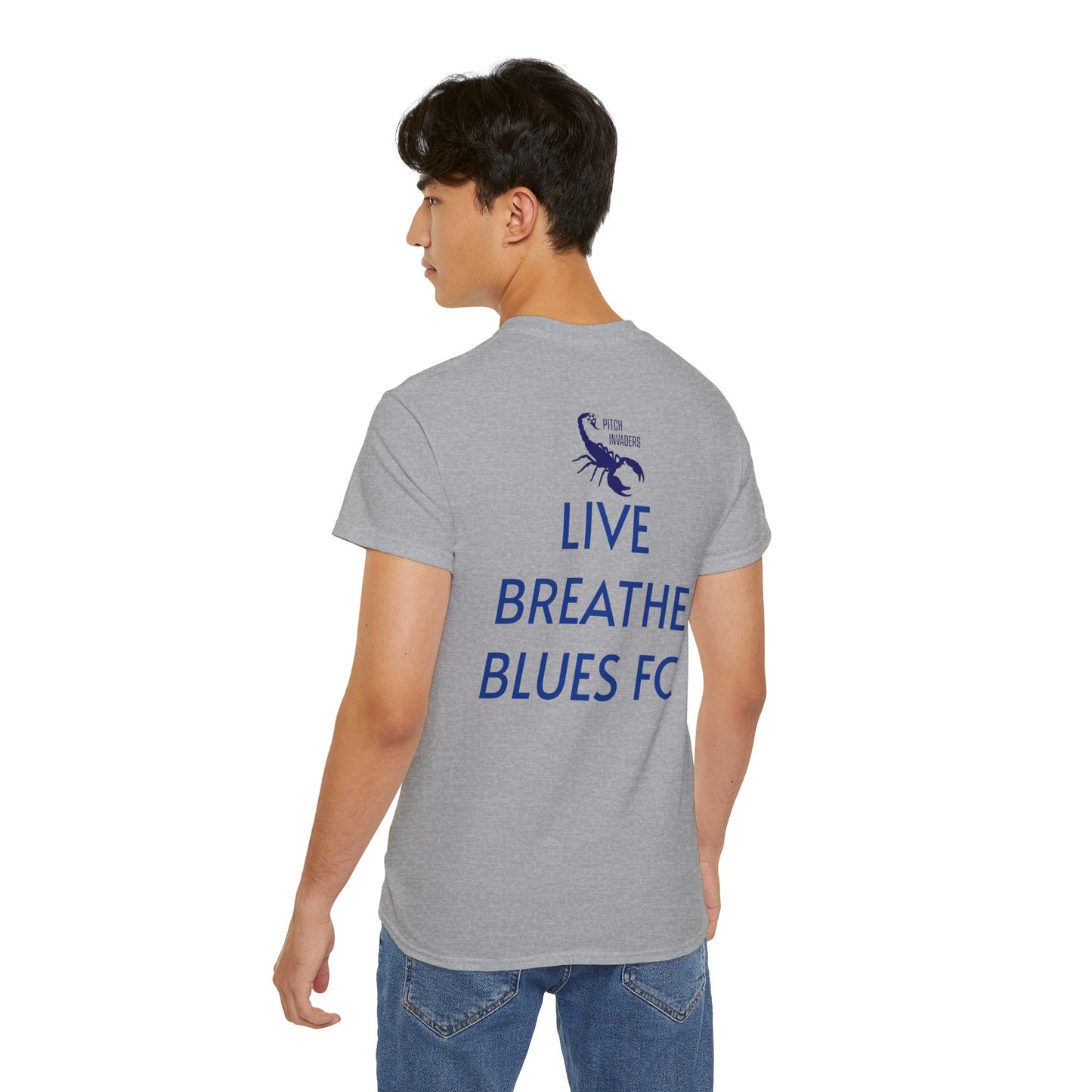 LIVE BREATHE BLUES FC Casual T-Shirt (Unisex)