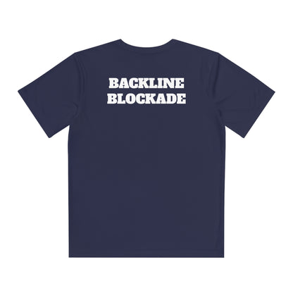 BACKLINE BLOCKADE Youth Athletic T-Shirt (Unisex)