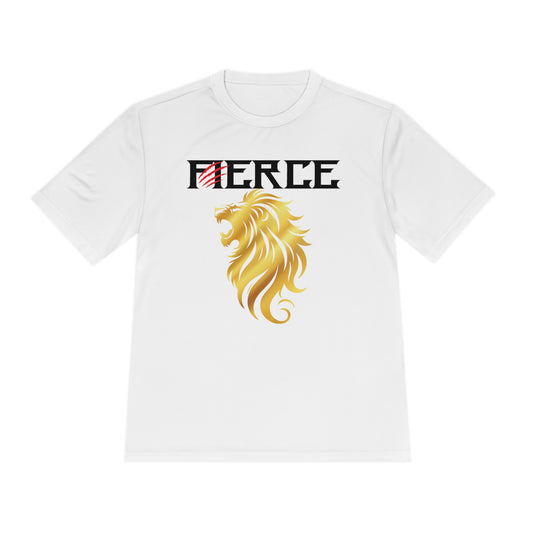 FIERCE GOLD LION Athletic T-Shirt (Unisex)
