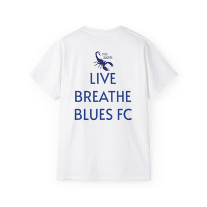 LIVE BREATHE BLUES FC Casual T-Shirt (Unisex)