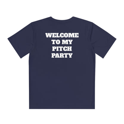 WELCOME TO MY PITCH PARTY Youth Athletic T-Shirt (Unisex)