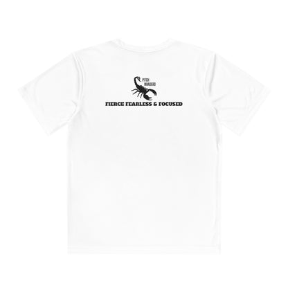 FIERCE FEARLESS & FOCUSED Youth Athletic T-Shirt (Unisex)