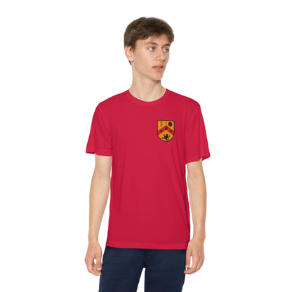 FEAR FIERCE LIONS Youth Athletic T-Shirt (Unisex)