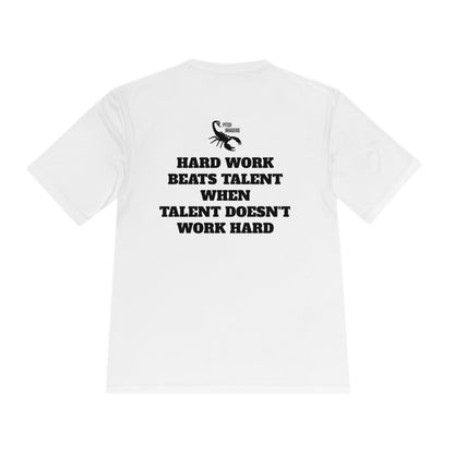 HARD WORK BEATS TALENT WHEN TALENT DOESN'T WORK HARD Athletic T-Shirt (Unisex)