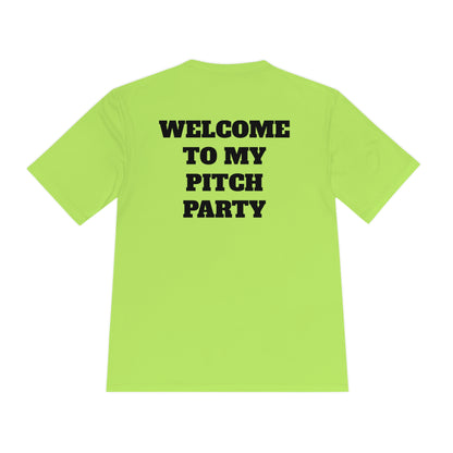 WELCOME TO MY PITCH PARTY Athletic T-Shirt (Unisex)