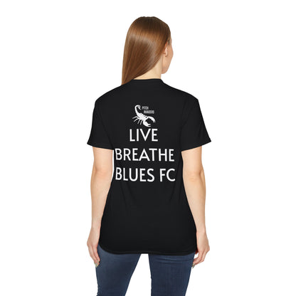 LIVE BREATHE BLUES FC Casual T-Shirt (Unisex)
