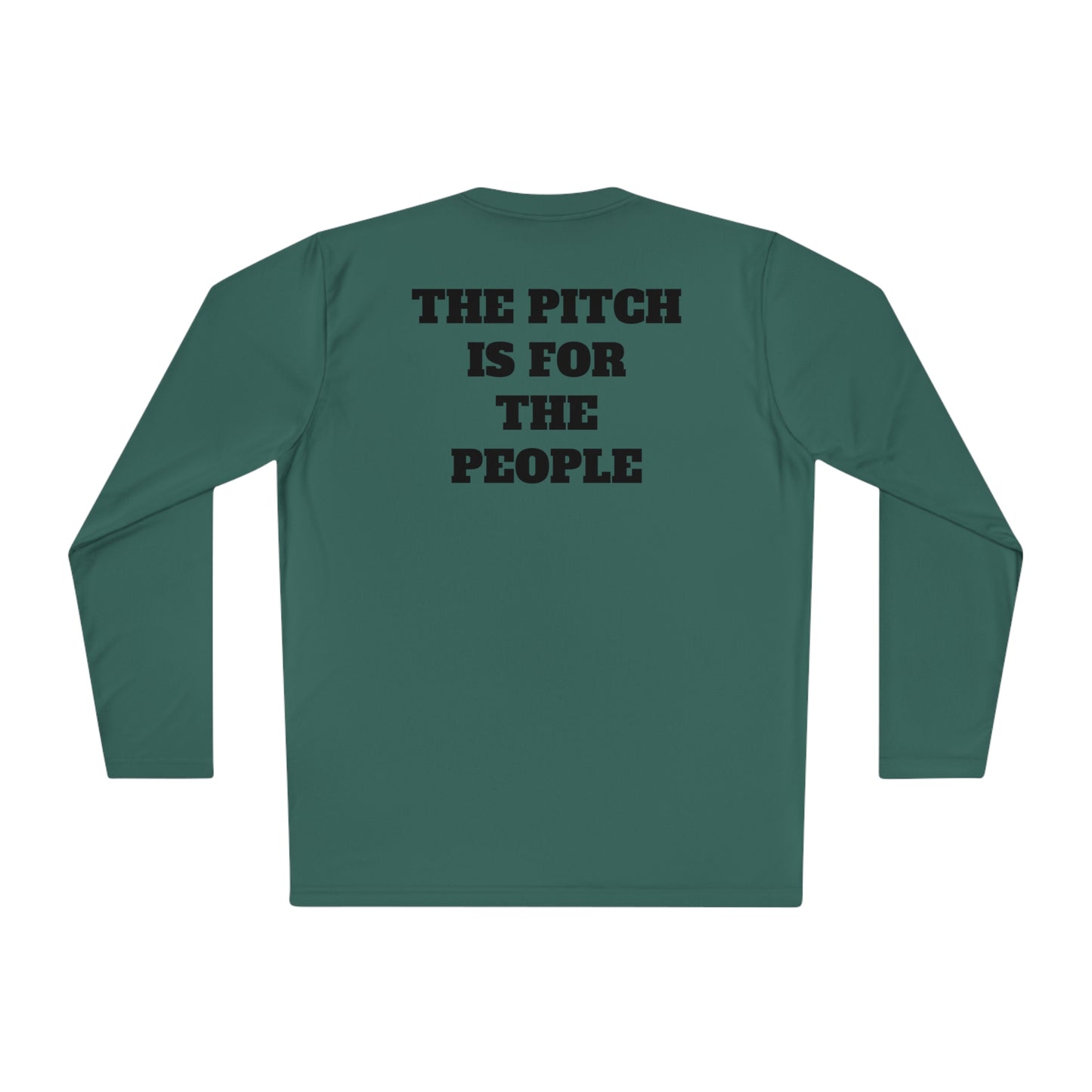 THE PITCH IS FOR THE PEOPLE Athletic Long Sleeve Shirt (Unisex)