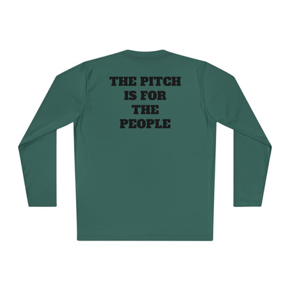 THE PITCH IS FOR THE PEOPLE Athletic Long Sleeve Shirt (Unisex)