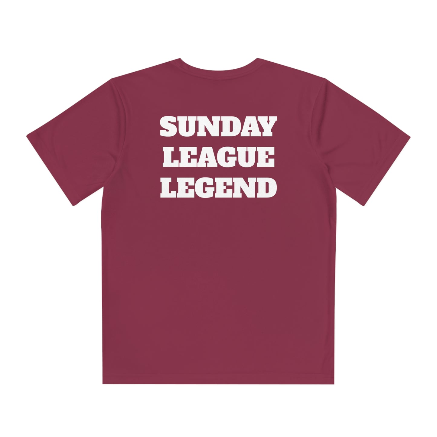 SUNDAY LEAGUE LEGEND Youth Athletic T-Shirt (Unisex)