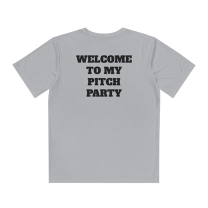 WELCOME TO MY PITCH PARTY Youth Athletic T-Shirt (Unisex)