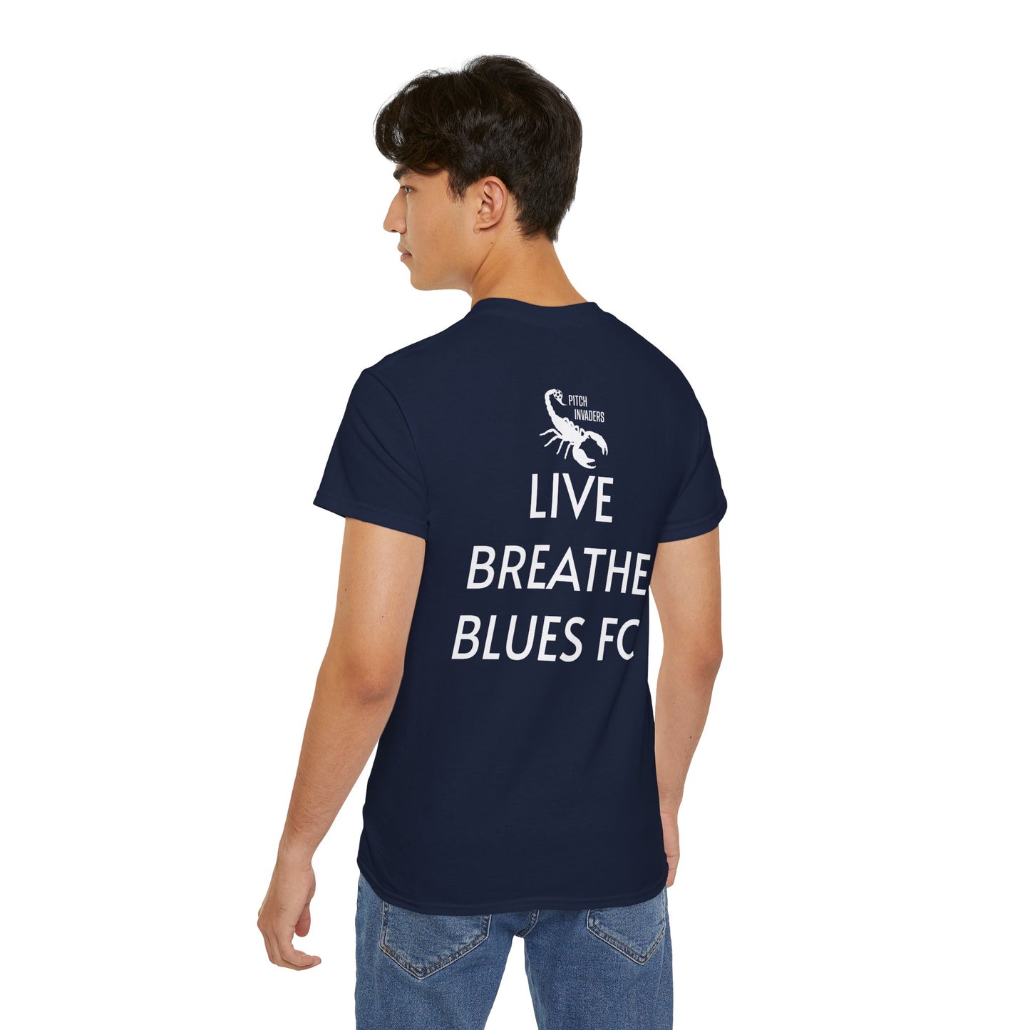 LIVE BREATHE BLUES FC Casual T-Shirt (Unisex)