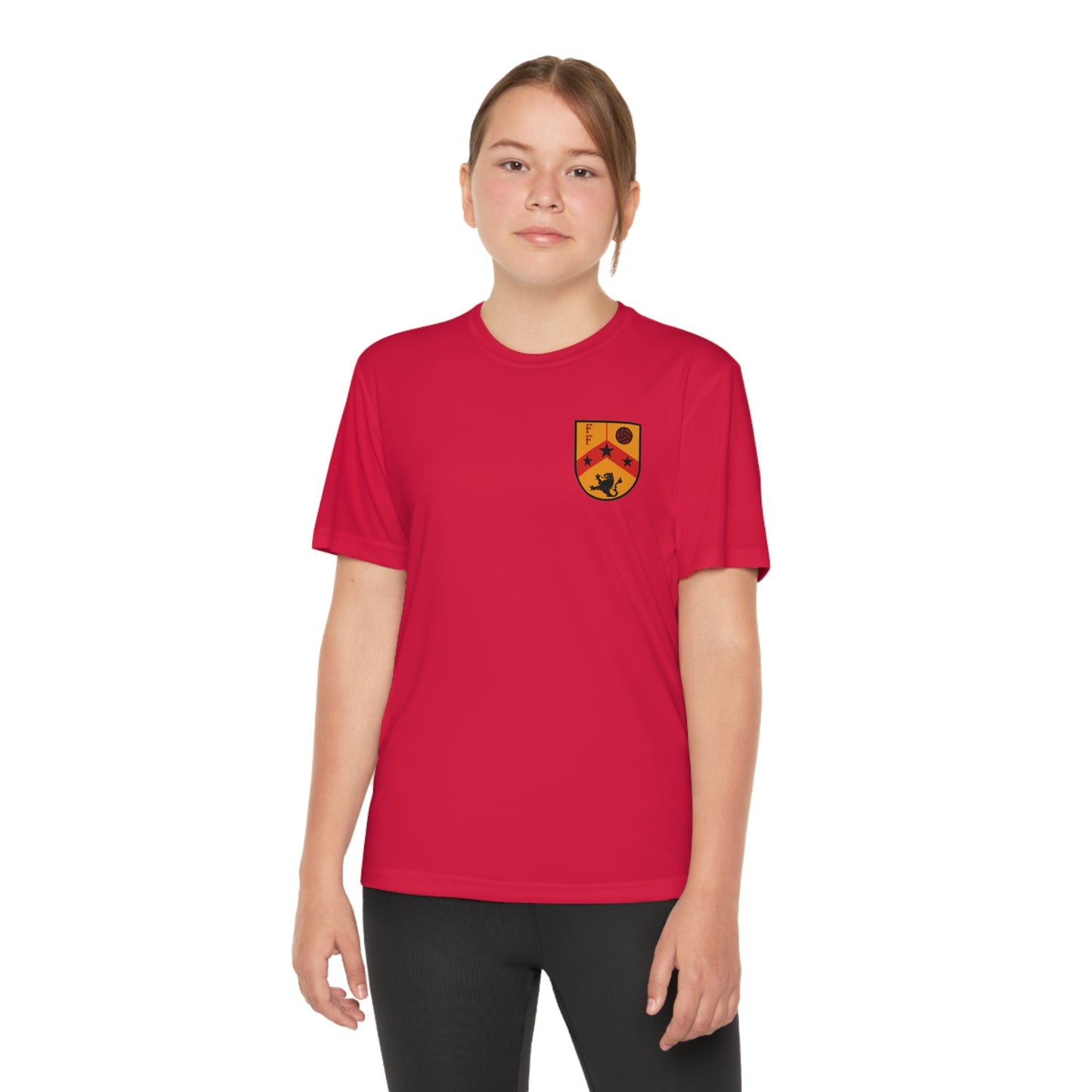 FIERCE FEARLESS & FOCUSED Youth Athletic T-Shirt (Unisex)