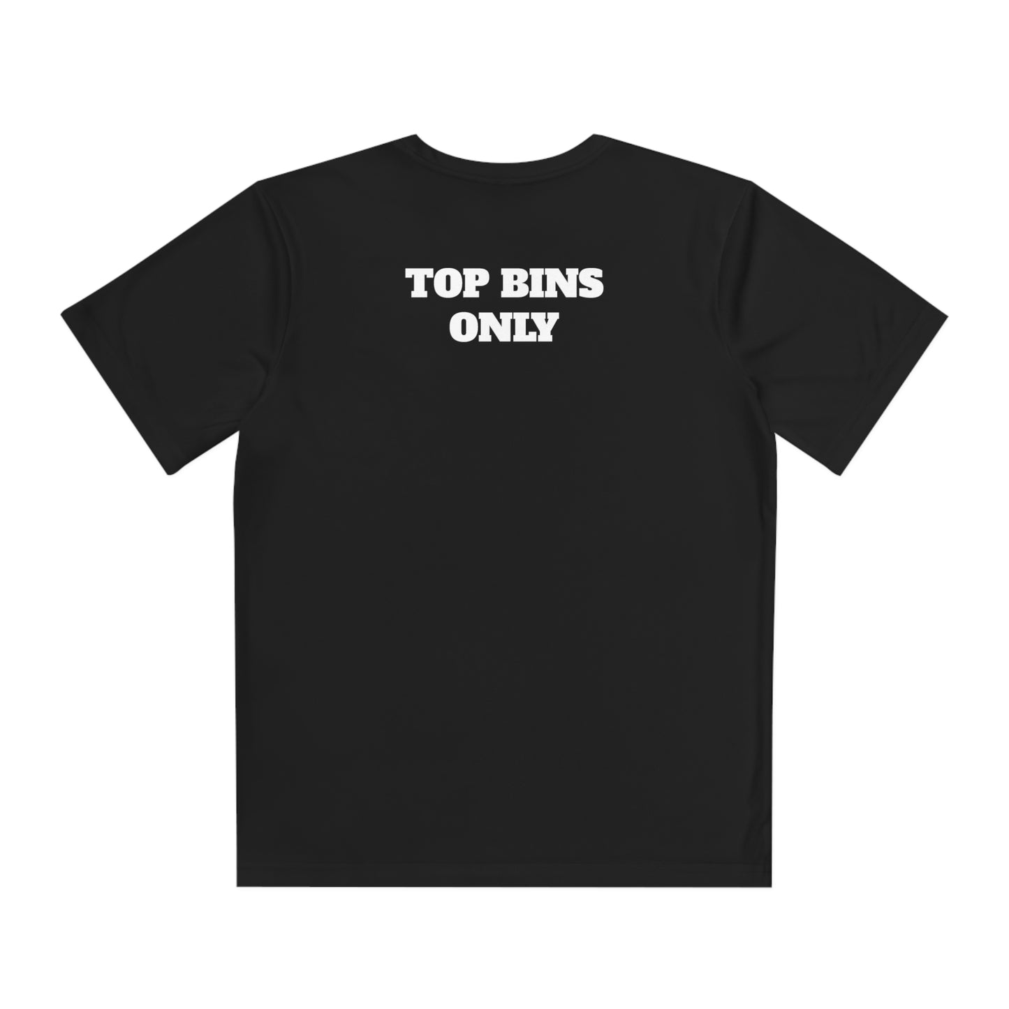 TOP BINS ONLY Youth Athletic T-Shirt (Unisex)