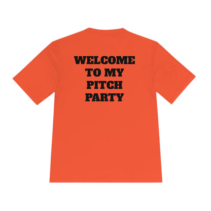 WELCOME TO MY PITCH PARTY Athletic T-Shirt (Unisex)