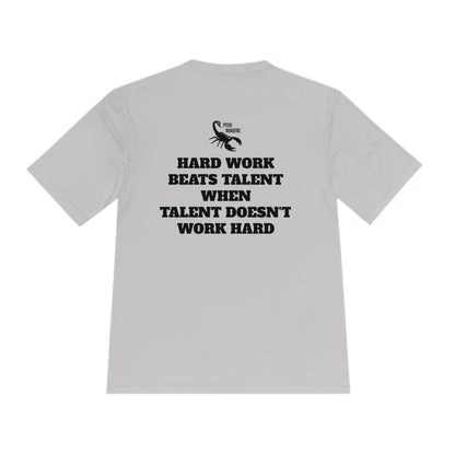 HARD WORK BEATS TALENT WHEN TALENT DOESN'T WORK HARD Athletic T-Shirt (Unisex)