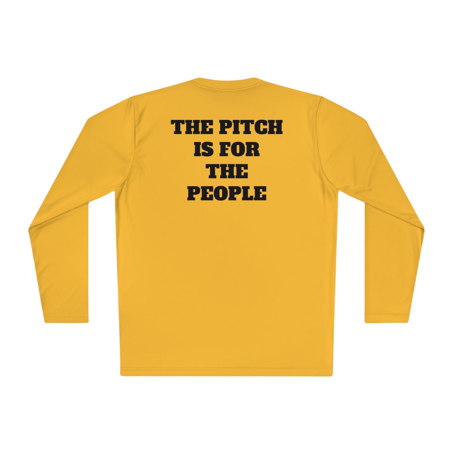 THE PITCH IS FOR THE PEOPLE Athletic Long Sleeve Shirt (Unisex)