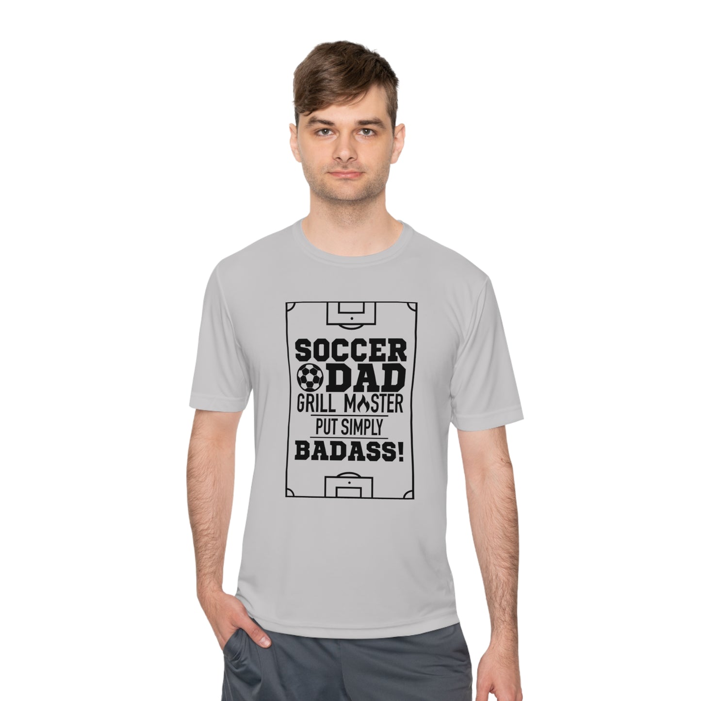 SOCCER DAD GRILL MASTER Athletic T-Shirt (Unisex)