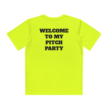 WELCOME TO MY PITCH PARTY Youth Athletic T-Shirt (Unisex)