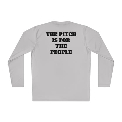 THE PITCH IS FOR THE PEOPLE Athletic Long Sleeve Shirt (Unisex)