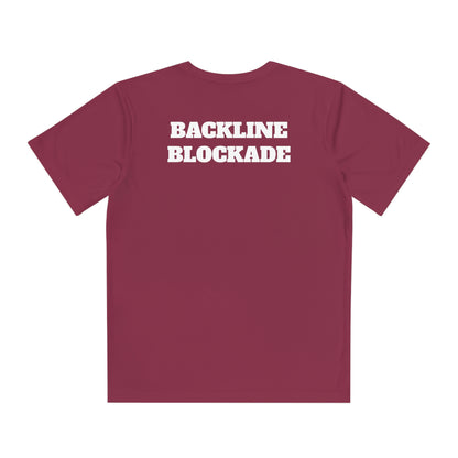 BACKLINE BLOCKADE Youth Athletic T-Shirt (Unisex)