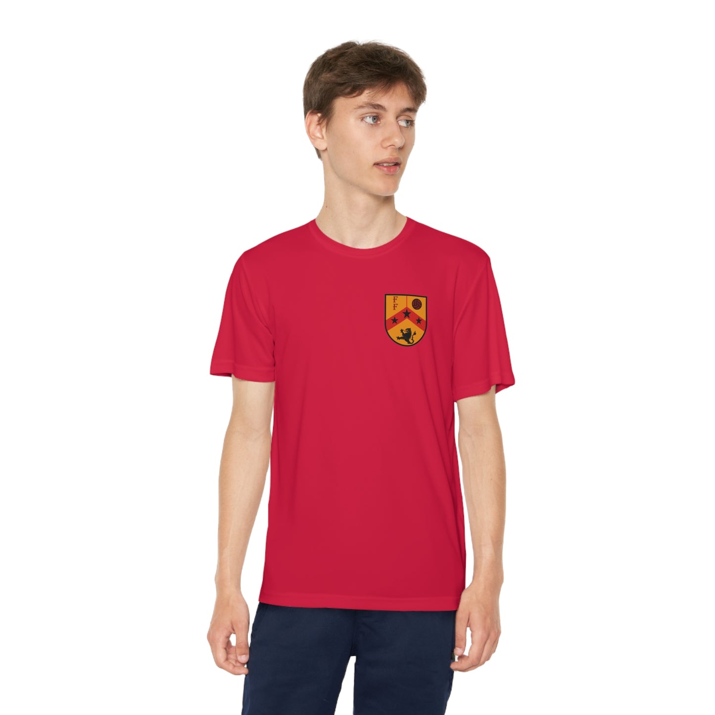 FIERCE FEARLESS & FOCUSED Youth Athletic T-Shirt (Unisex)