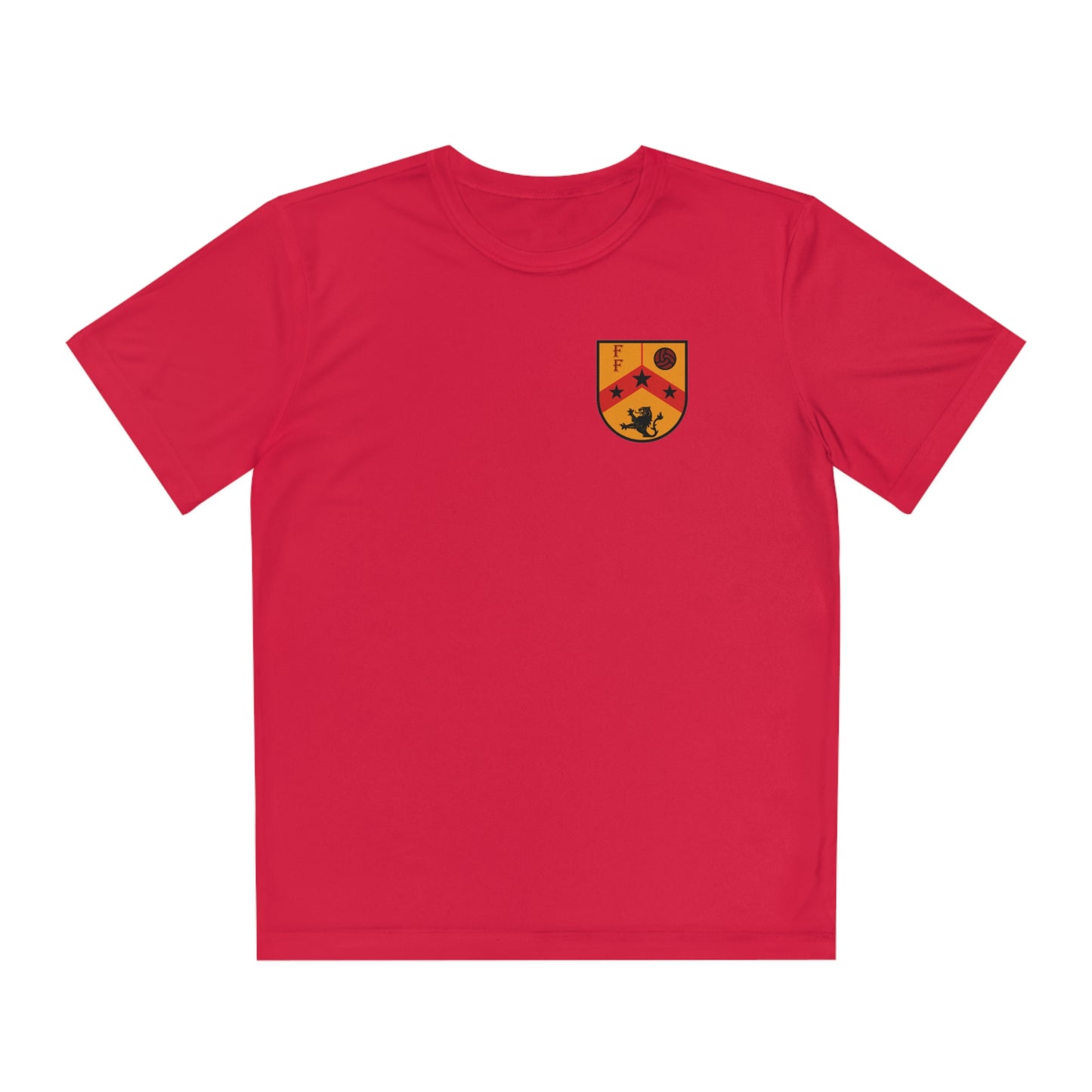 FEAR FIERCE LIONS Youth Athletic T-Shirt (Unisex)