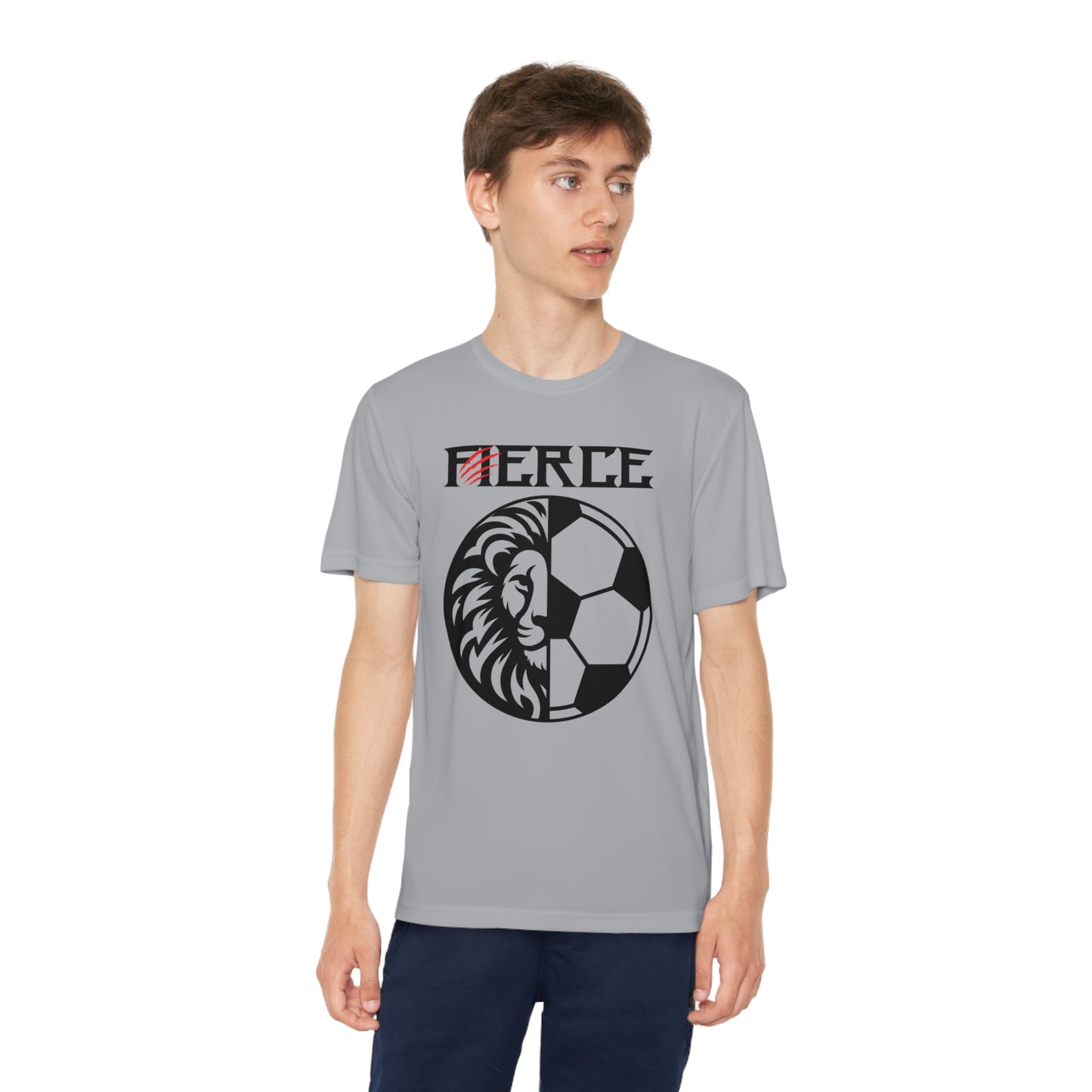 LION BALL Youth Athletic T-Shirt (Unisex)