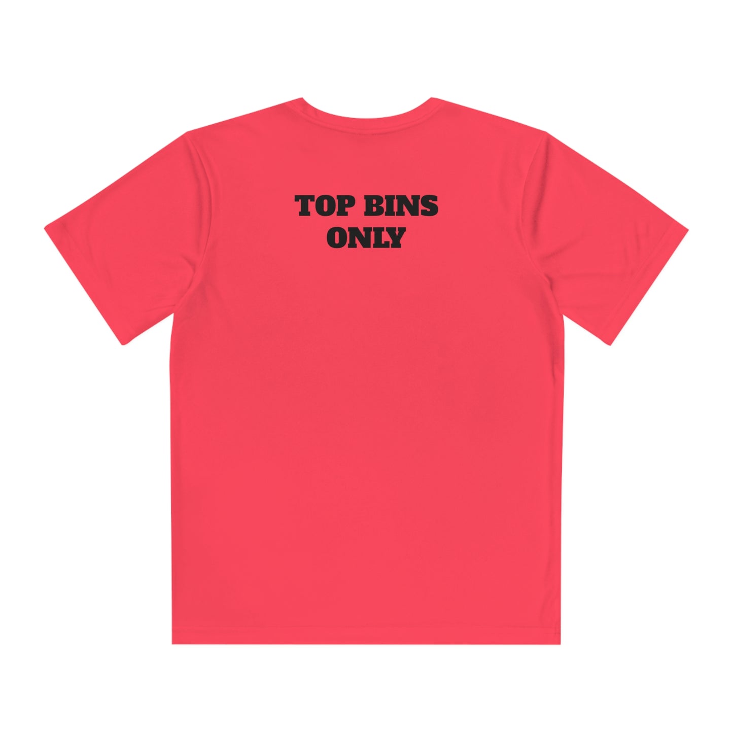 TOP BINS ONLY Youth Athletic T-Shirt (Unisex)