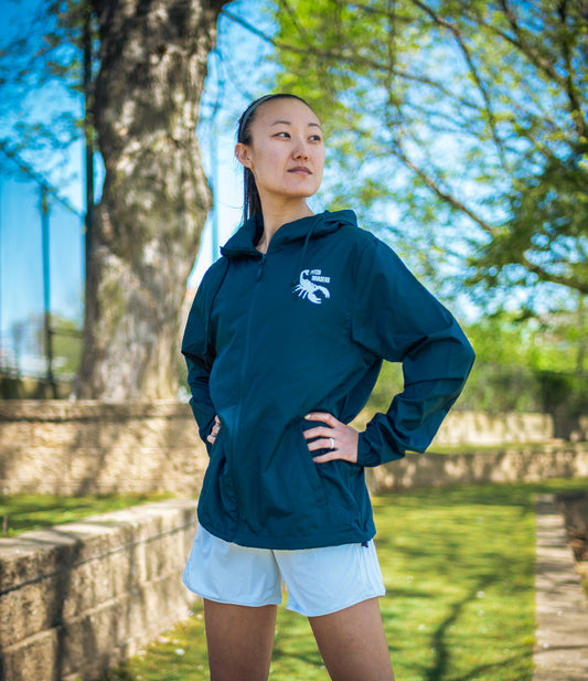 White Logo Windbreaker (Unisex)