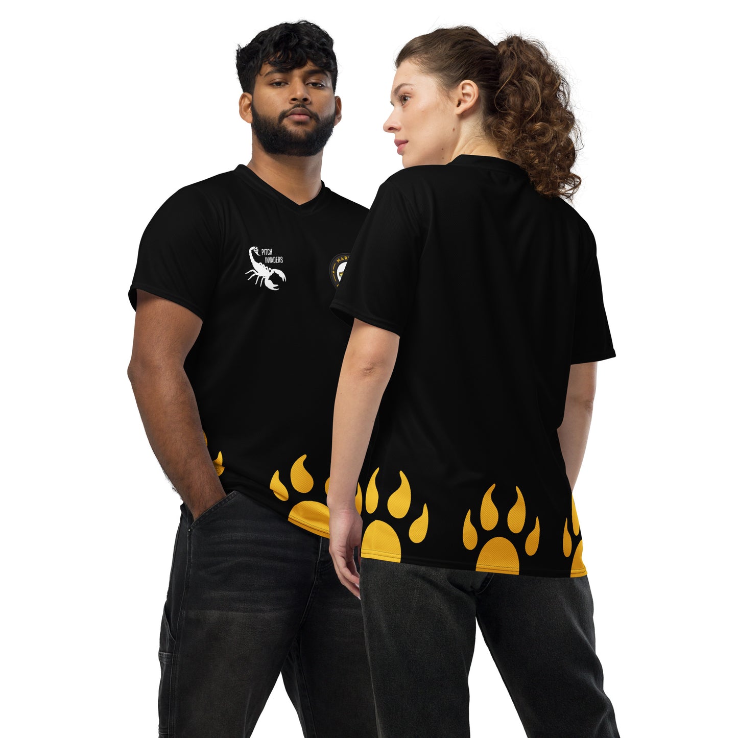 Maryland Bobcats Yellow Paw Jersey (Unisex)